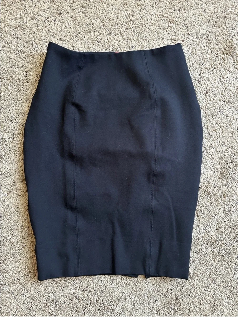 SPANX Black Tailored Pencil Skirt